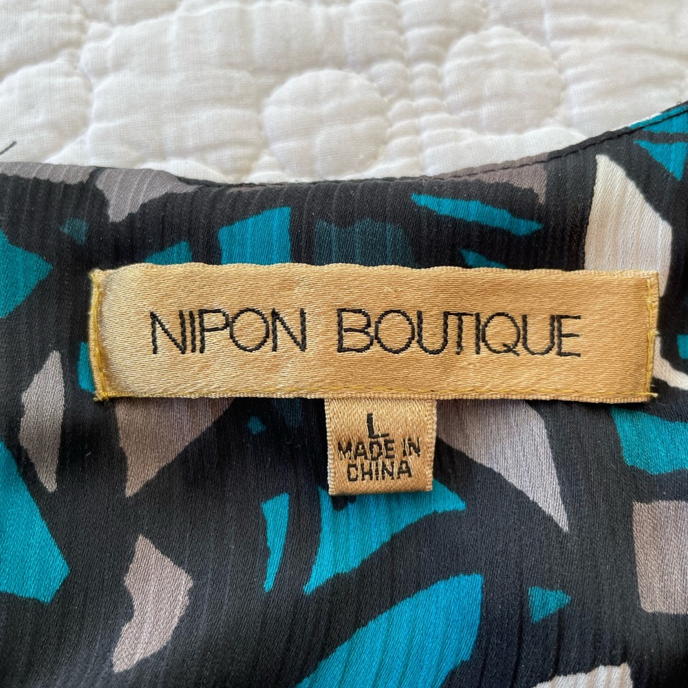 Sleeveless top NIPON Boutique size L - C17 - Picture 3 of 3